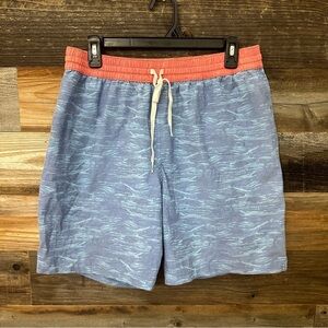 Chubbies Mens Large 7 Inch Inseam Swim Trunks Bottoms Drawstring Elastic Waist